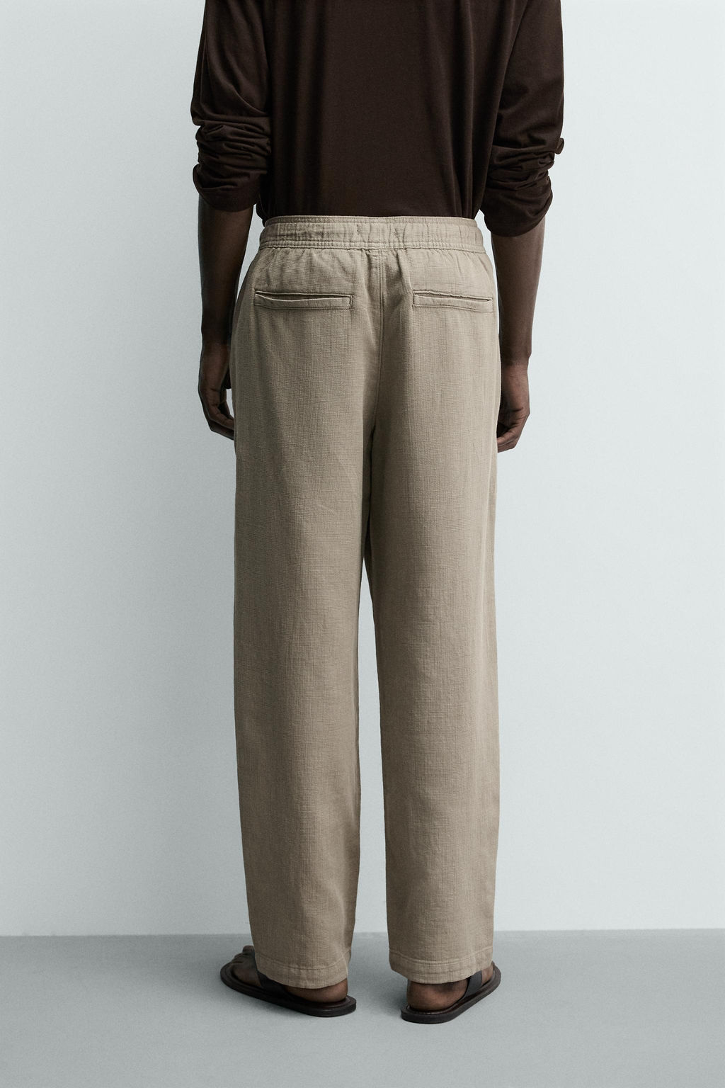 PANTAL?N RELAXED FIT ESTRUCTURA / Vis?n - Zara фото 3