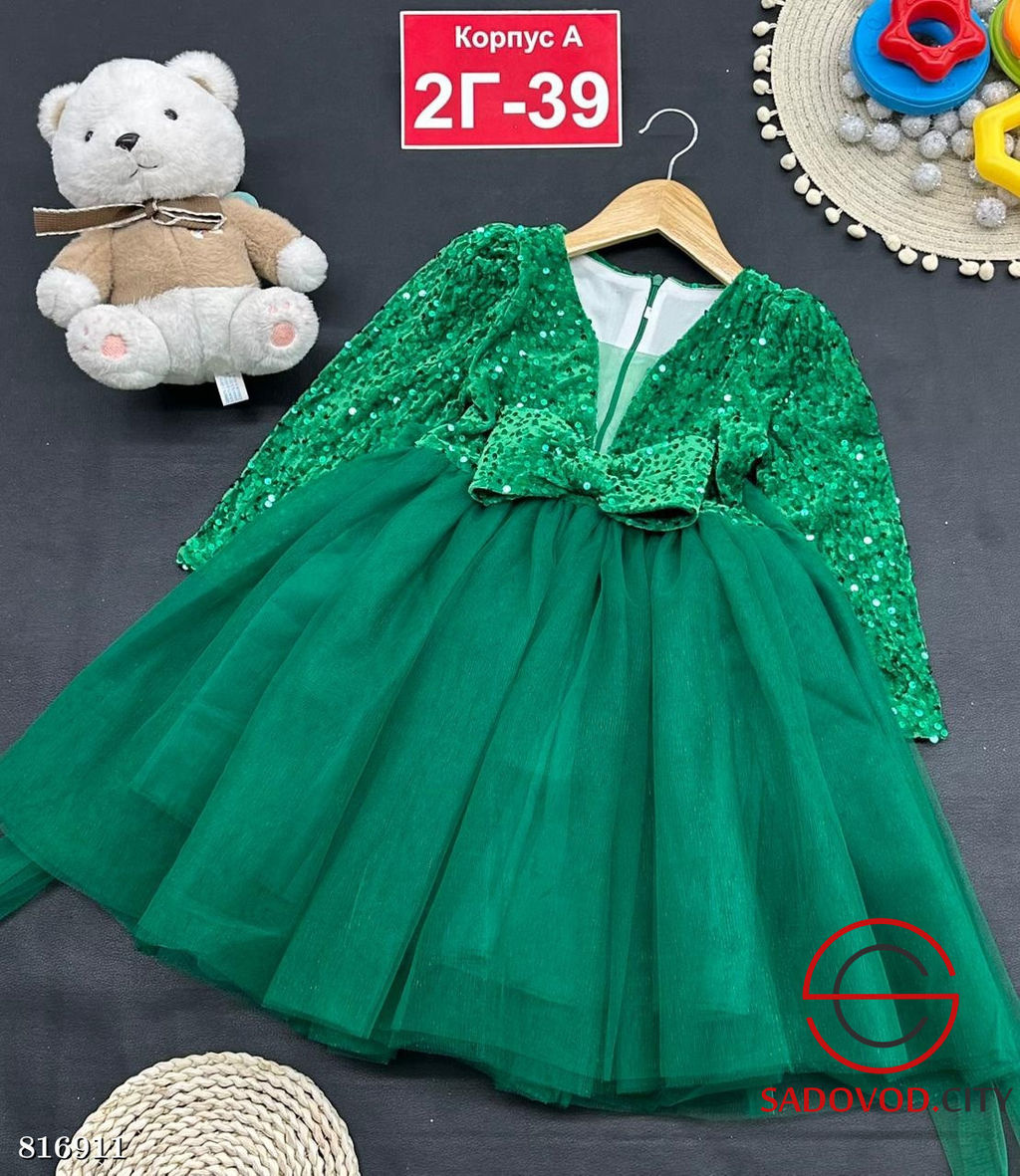 Платье для девочки новогоднее - Bruno фото 3