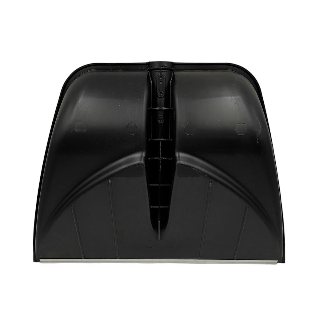 Лопата снеговая "Профи" п/эт. черная, с алюм.накл., без черенка, 555х410мм