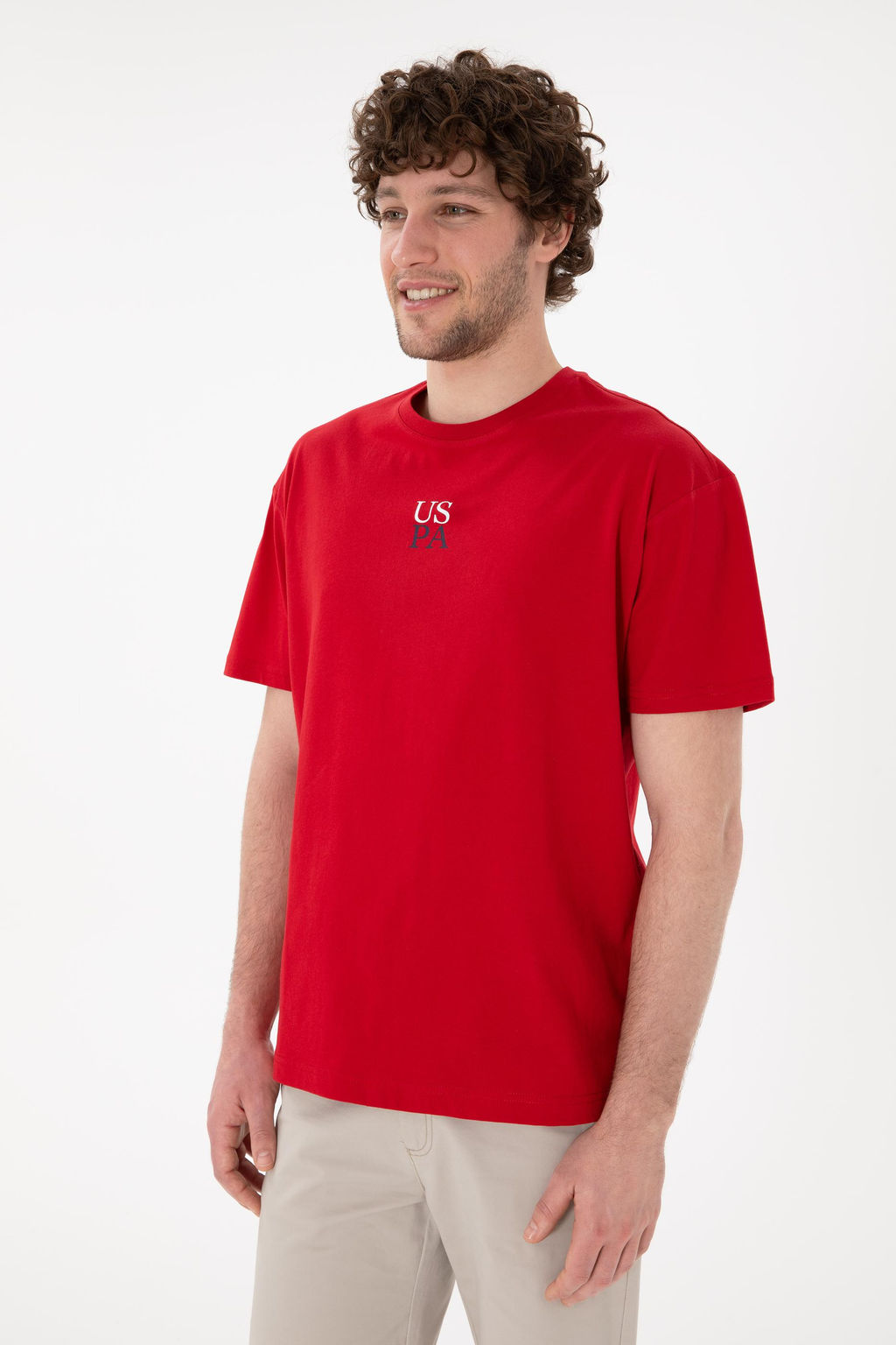 Erkek Comfort Fit Bisiklet Yaka K_rm_z_ Ti__rt Sepette S_rpriz _ndirim - U.s. polo assn фото 4