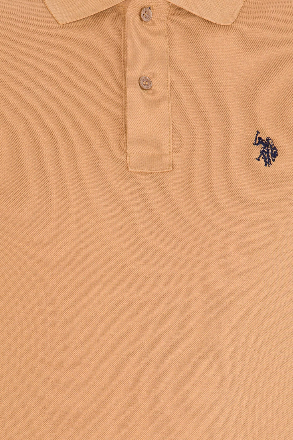 U. S. Polo Assn Мужская базовая футболка цвета поло светло-коричневого цвета - U.s. polo assn фото 6