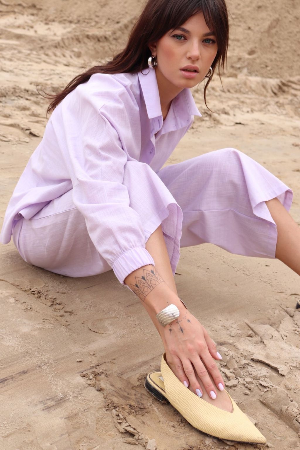 7011 Костюм из льна и хлопка - Martichelli фото 7