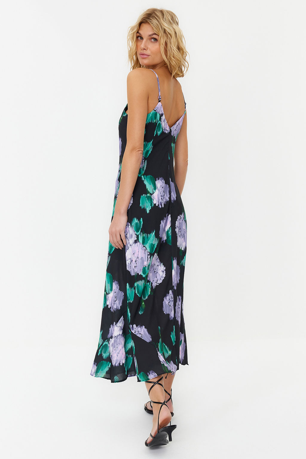 TRENDYOLMILLA Pembe Degrade A Kesim Maxi Dokuma Elbise TWOSS23EL02416  фото 6