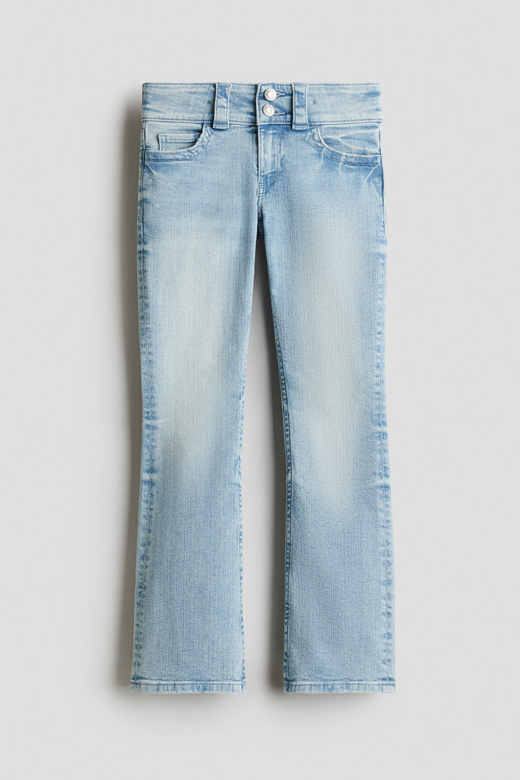Bootcut Leg Low Jeans