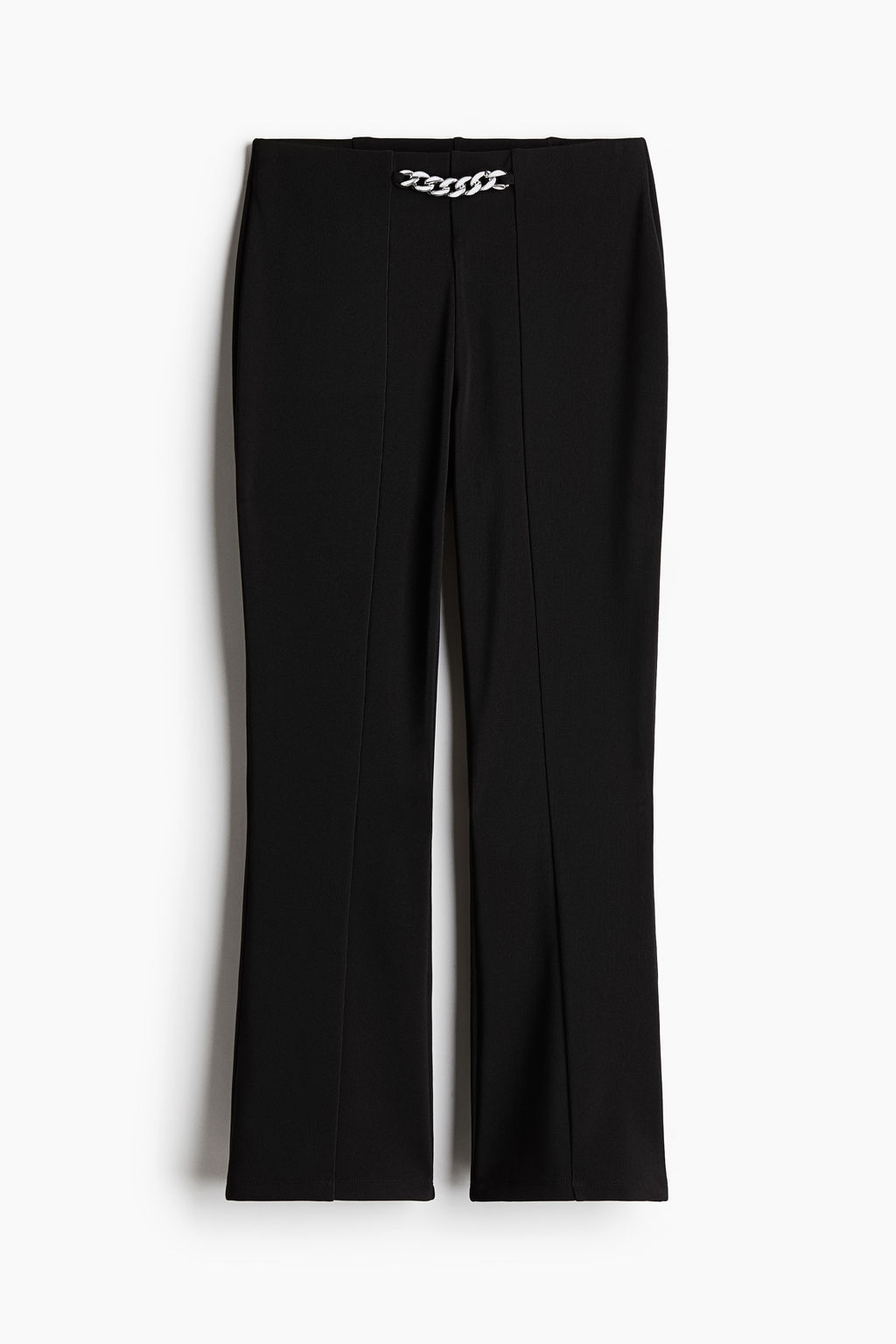 Pantalon acampanado con detalle de cadena - H&m фото 7