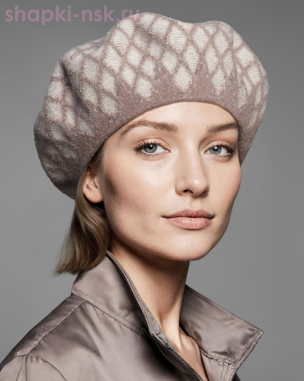 515 Берет женский флис (56-58)