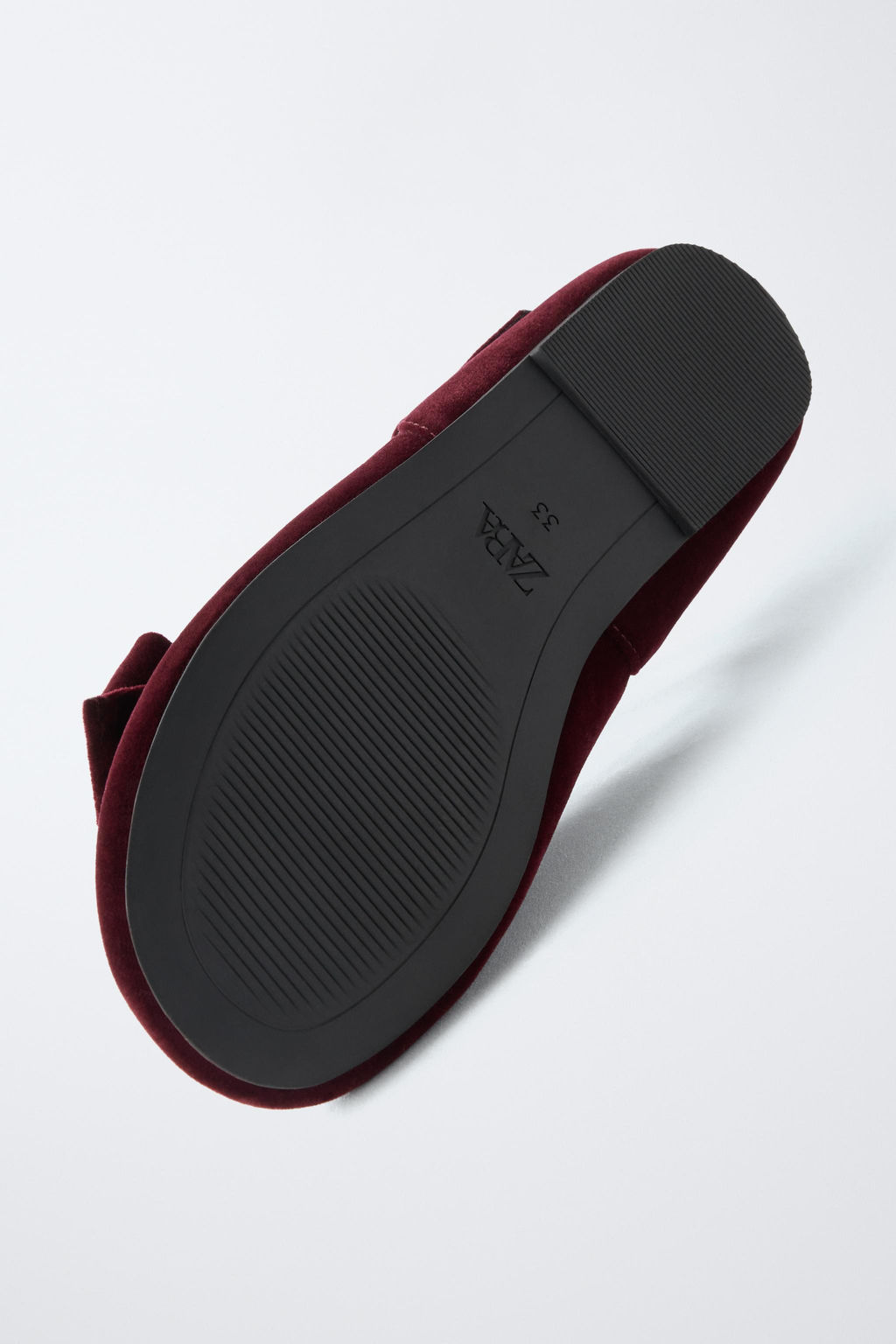 VELVET BOW BALLERINAS - Zara фото 7