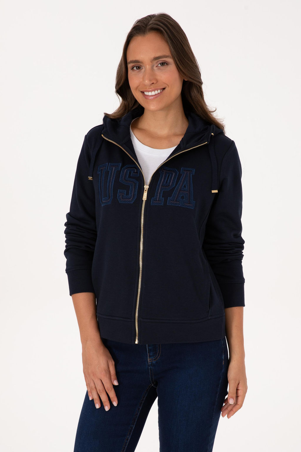 Kad_n Lacivert Basic Sweatshirt Sepette S_rpriz _ndirim