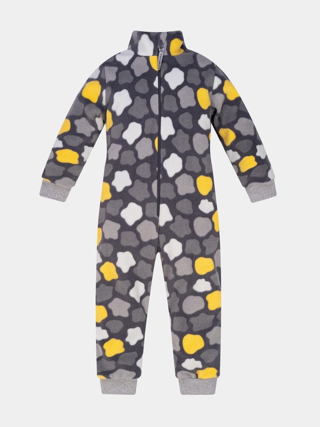 Комбинезон детский флисовый серый разводы