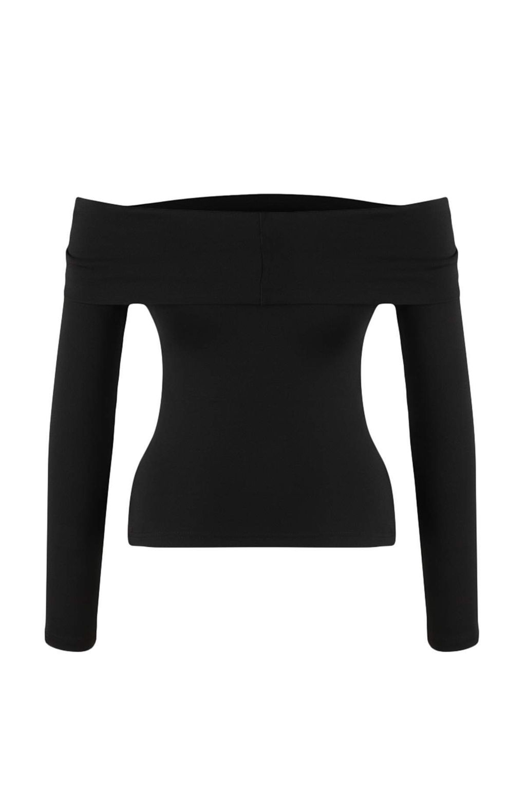 Ekru Aksesuar Detayl? Carmen Yaka Fitted/Vucuda Oturan Orme Bluz TWOAW26BZ00285 - Trendyolmilla фото 12