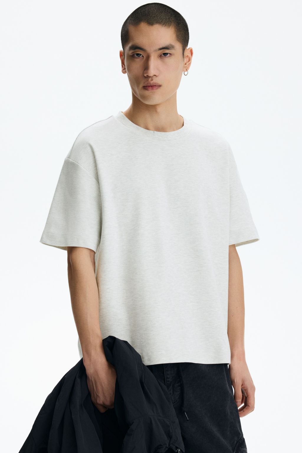 Camiseta interlock Loose Fit - H&m фото 6