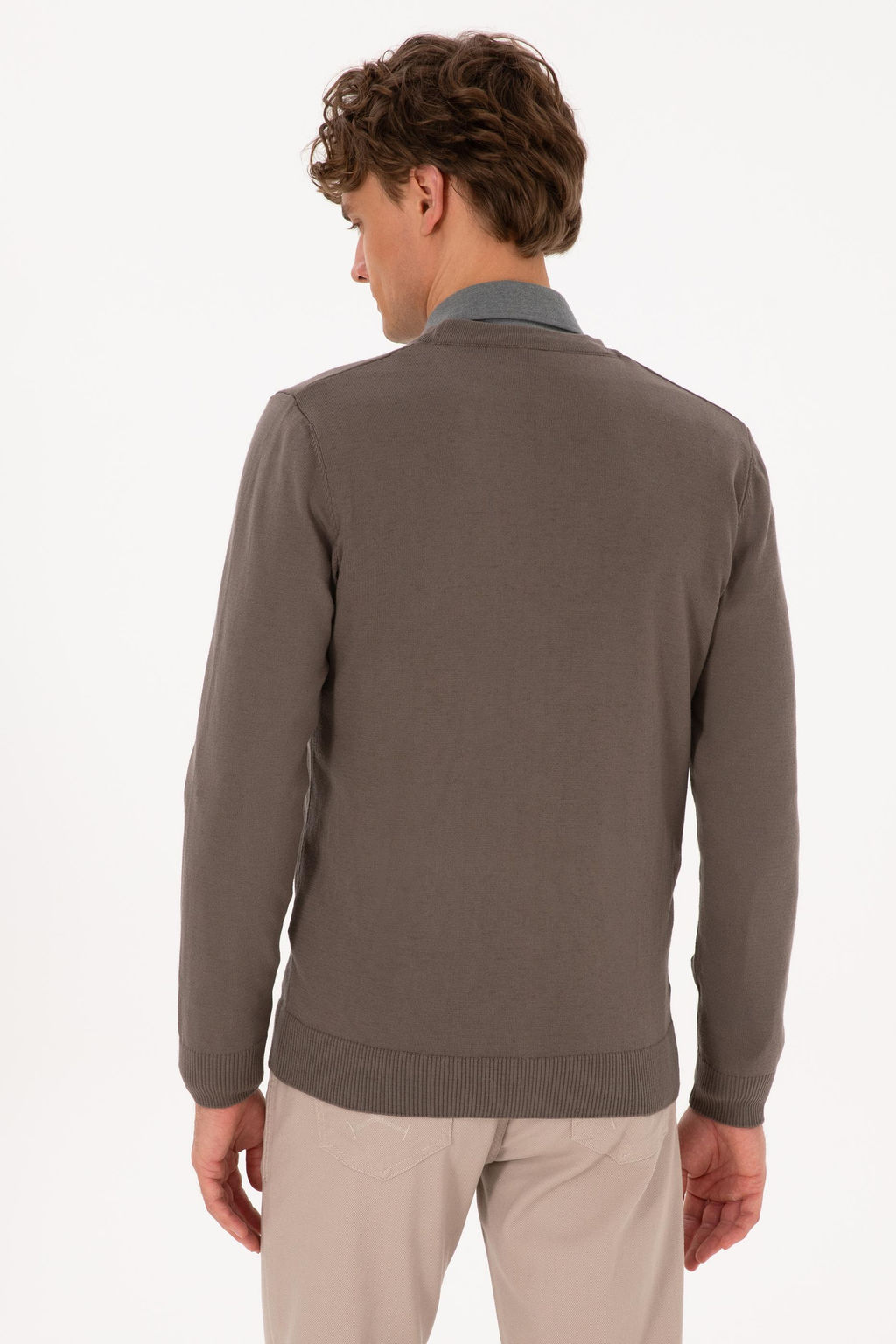 Erkek Vizon Basic Triko H_rka - U.s. polo assn фото 5