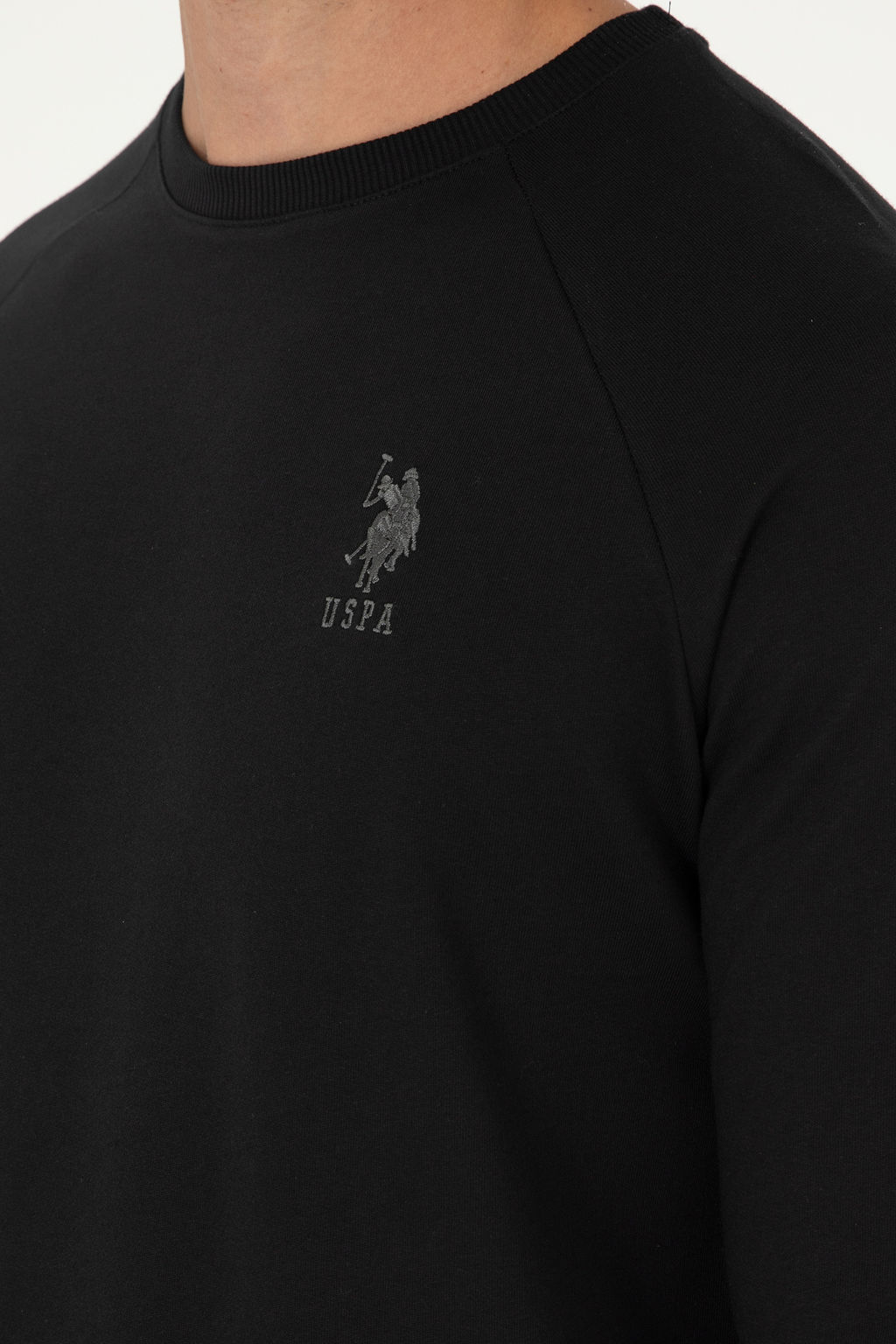 Мужской черный базовый свитшот Неожиданная скидка в корзине - U.s. polo assn фото 19