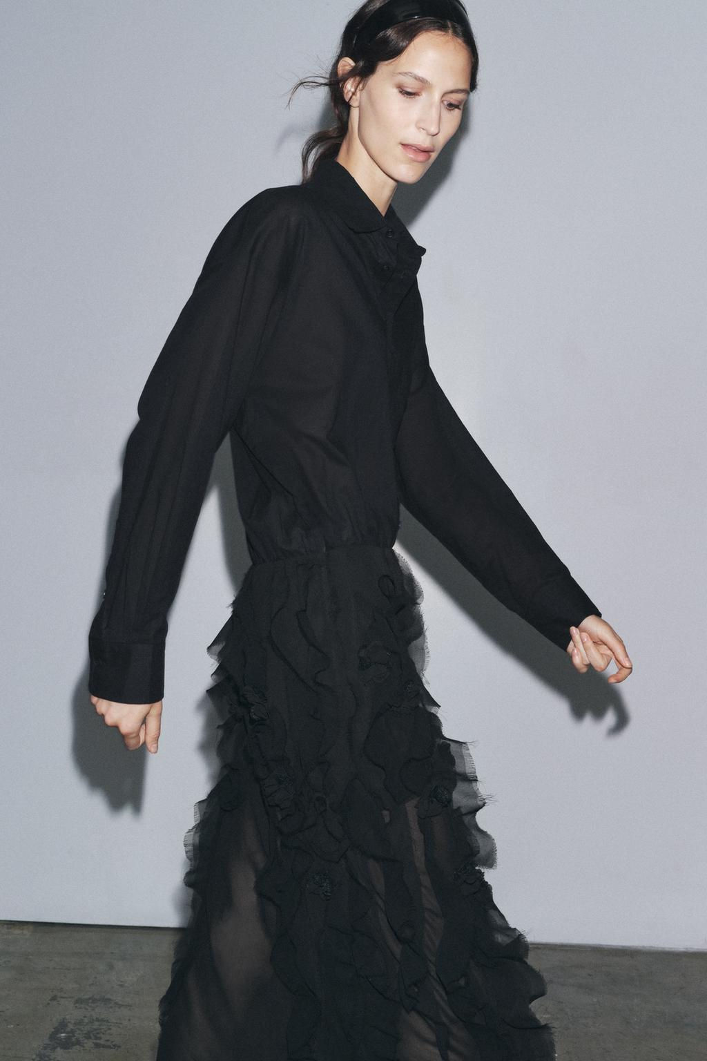 ZW COLLECTION OVERSIZE SHIRT - Zara фото 11