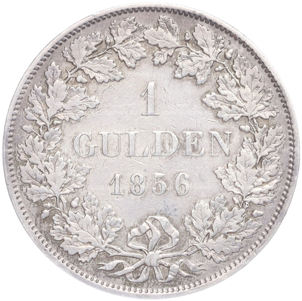 1 гульден 1856 года Баден