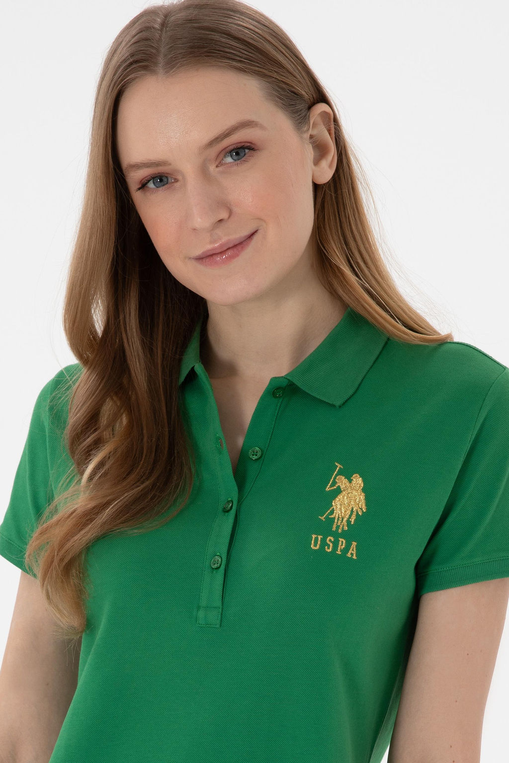 Kad_n Ye_il Polo Yaka Mini Boy _rme Elbise - U.s. polo assn фото 2