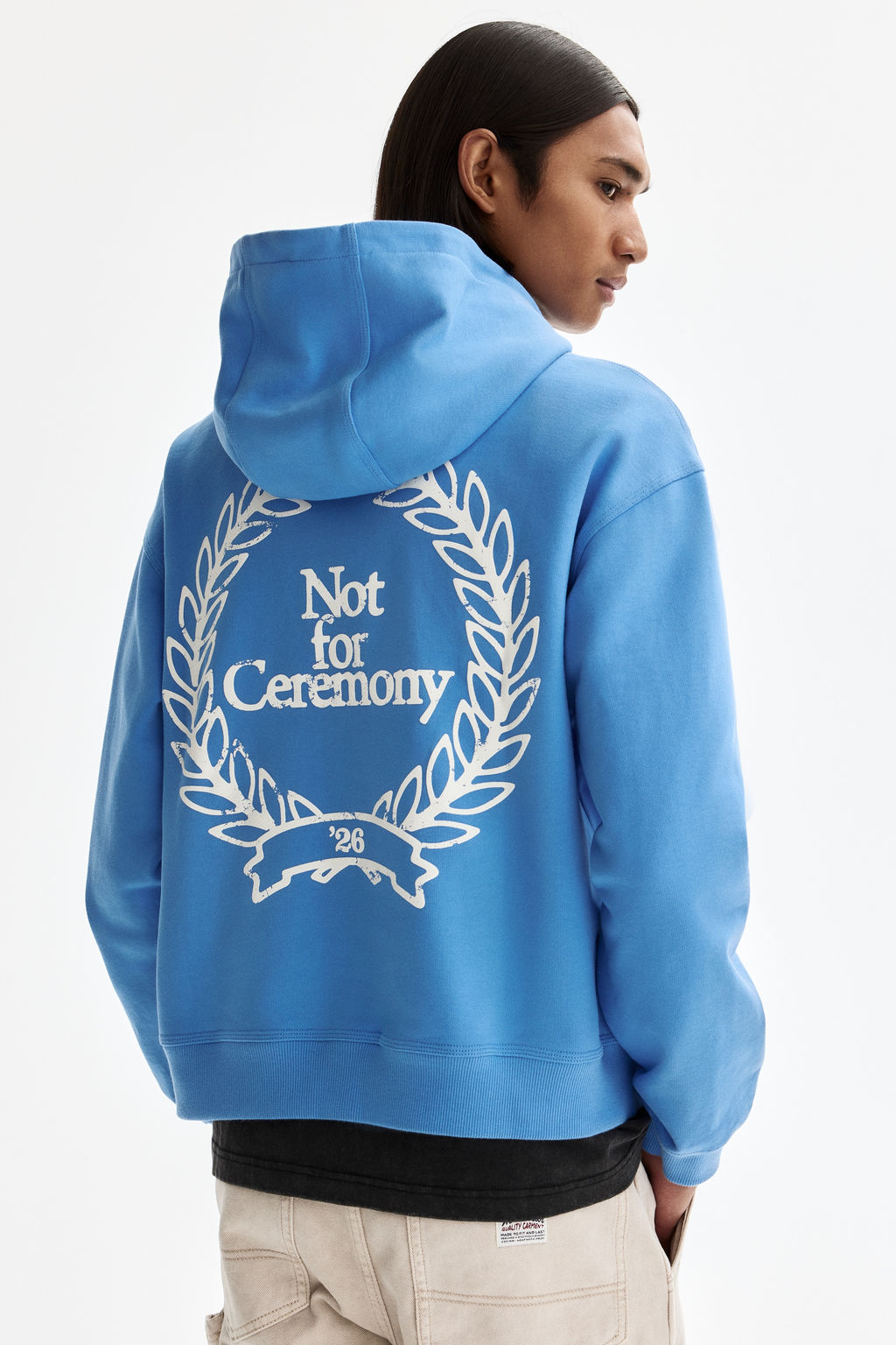 Sudadera con motivo y capucha Loose Fit - H&m фото 8