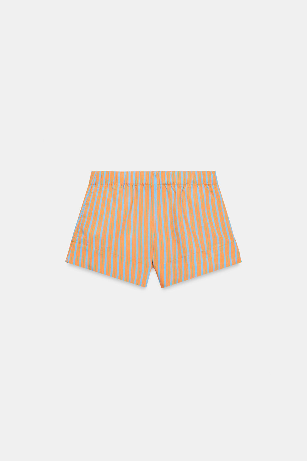 SHORTS POPEL?N RAYAS / Naranja - Zara фото 4