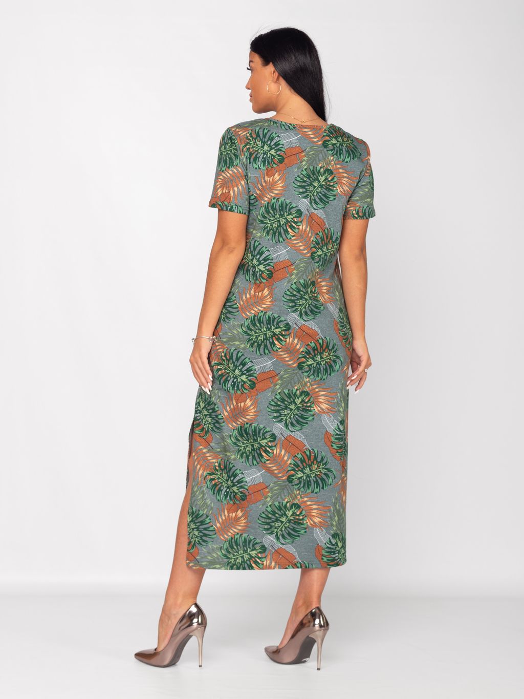 Платье женское кулирка ФЕЛИЦИЯ ПАПОРОТНИК - Domtrik фото 3