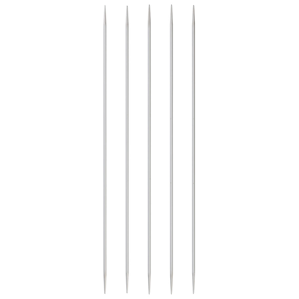 Спицы PRYM 191486 чулочные алюминий d 2.0 мм 20 см 5 шт с острием на обоих концах фото 3