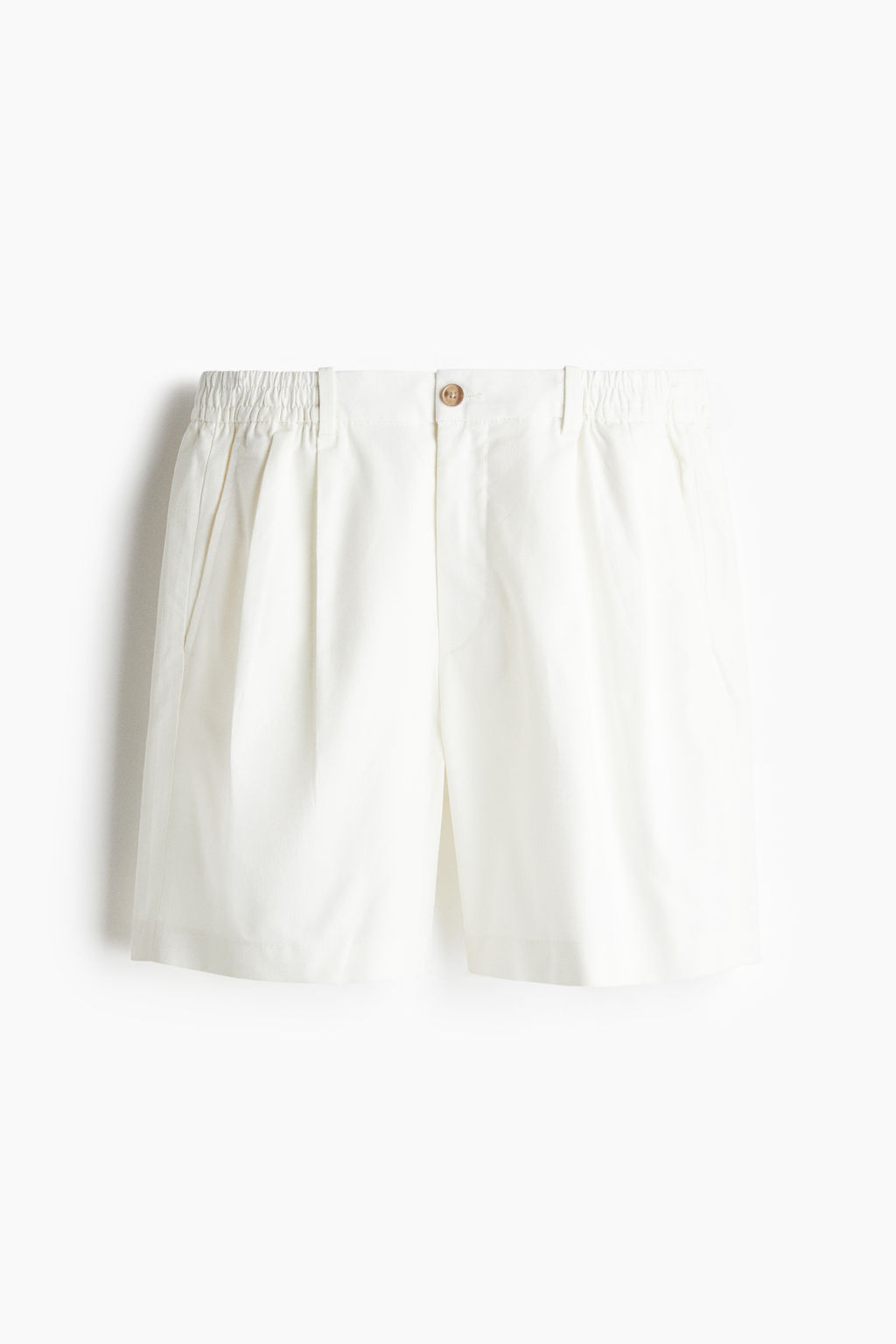 Pantal?n corto en mezcla de lino Relaxed Fit - H&m фото 3