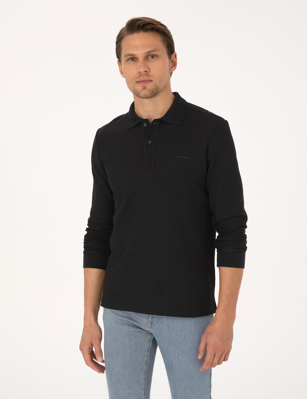 Siyah Slim Fit Sweatshirt