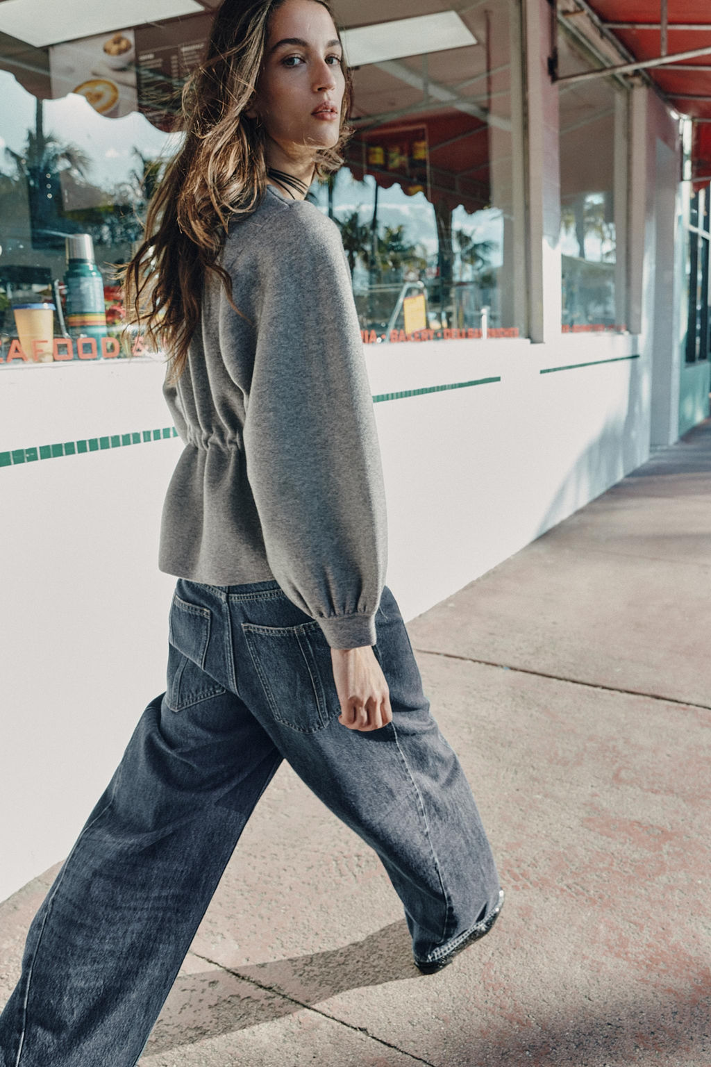 KNIT JUMPER WITH DRAWSTRING - Zara фото 14