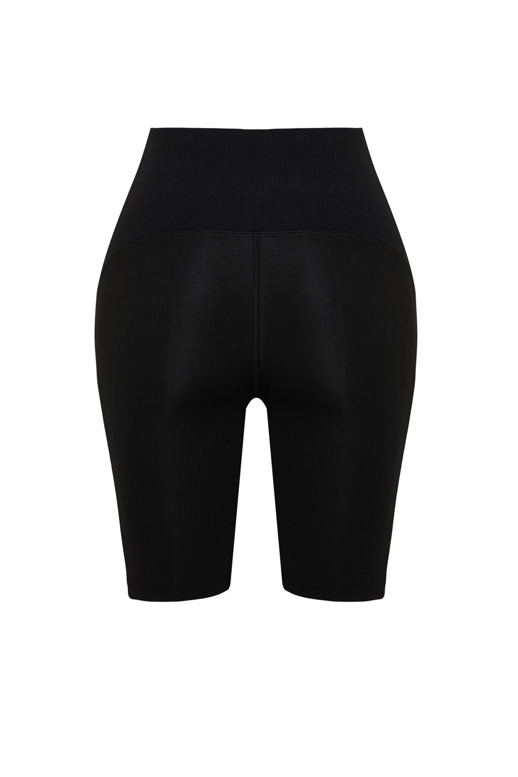 TRENDYOLMILLA Siyah Mat Toparlay?c? Kumas Reflektor Bask?l? Orme Spor Biker/Bisikletci/K?sa Tayt THMSS24TY00006  фото 11