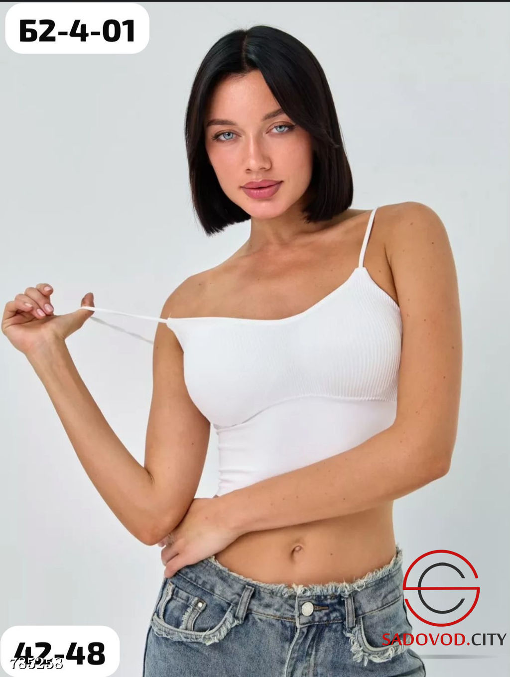 Женский однотонный топик - Bruno фото 6