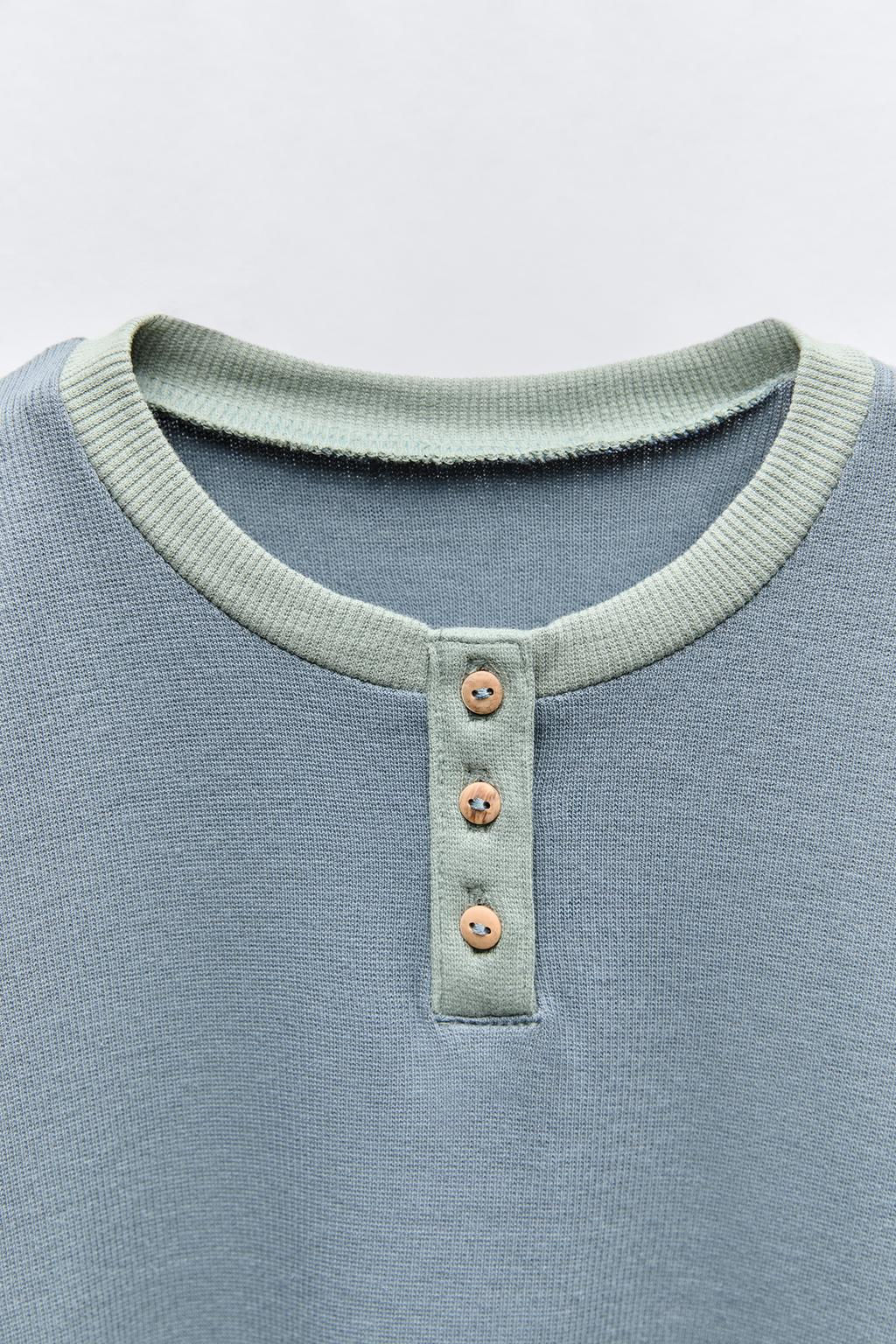 6-14 YEARS/ PLAIN HENLEY PYJAMAS - Zara фото 14