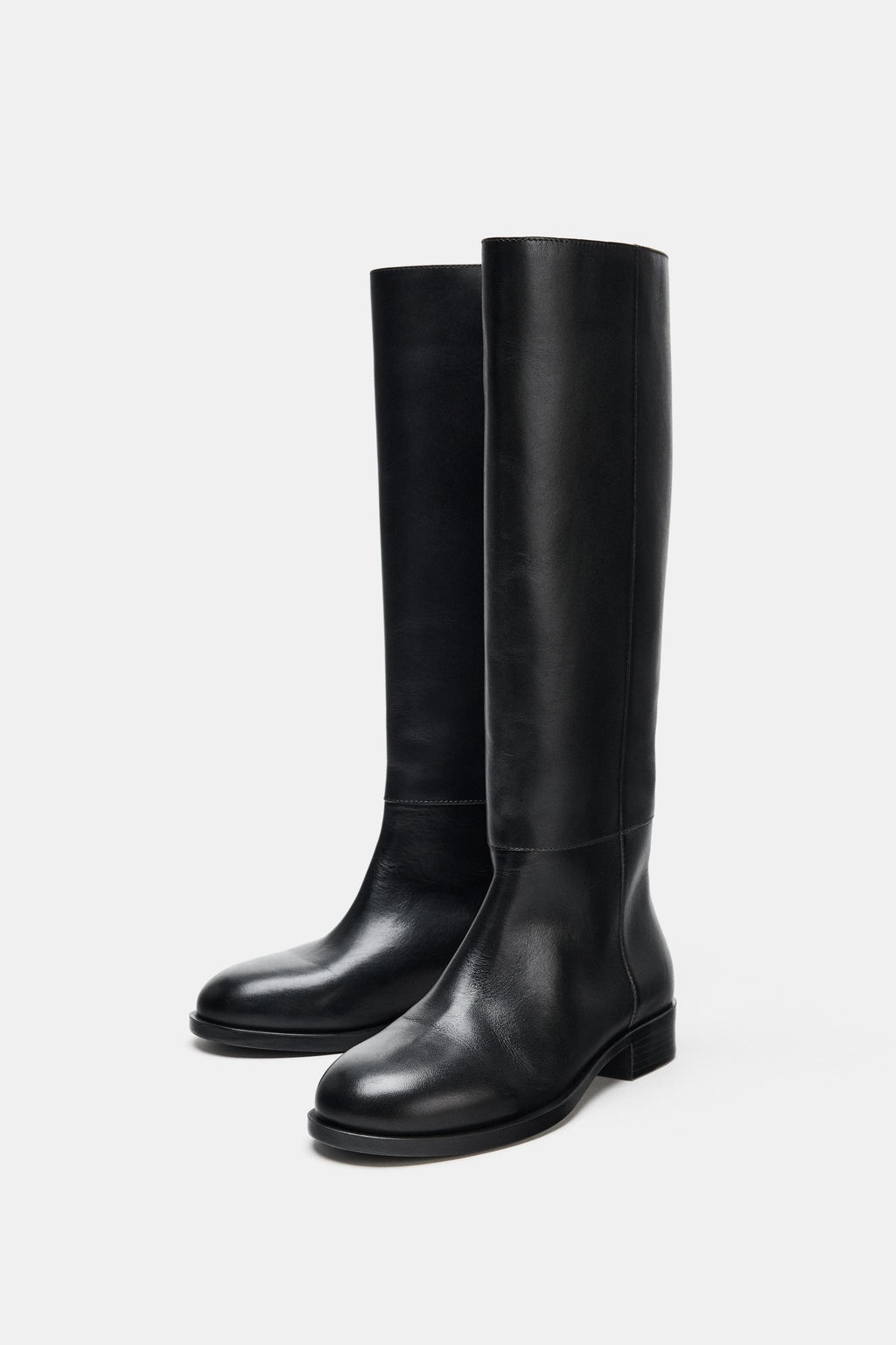 FLAT LEATHER BOOTS - Zara фото 3