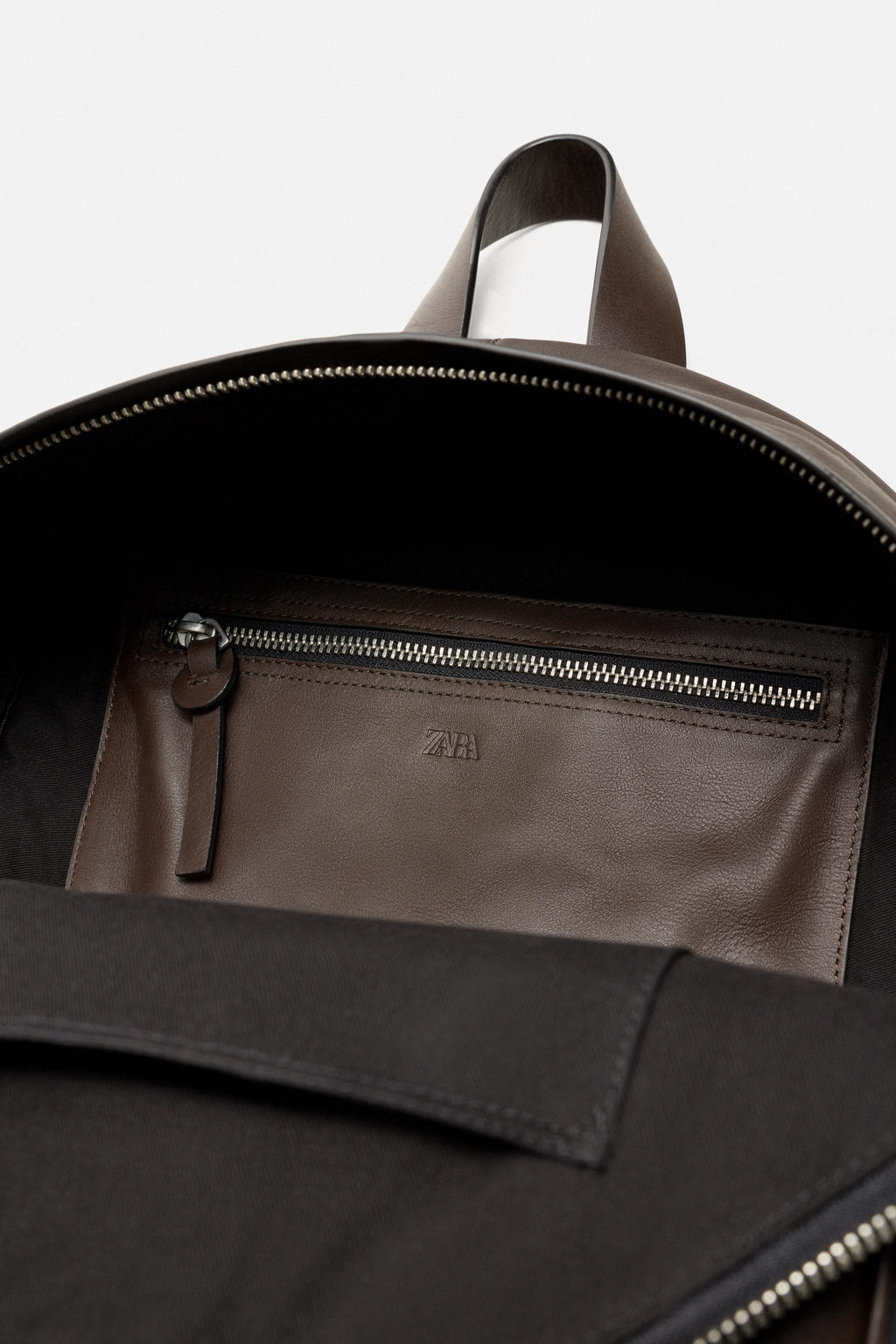 LEATHER BACKPACK - Zara фото 6