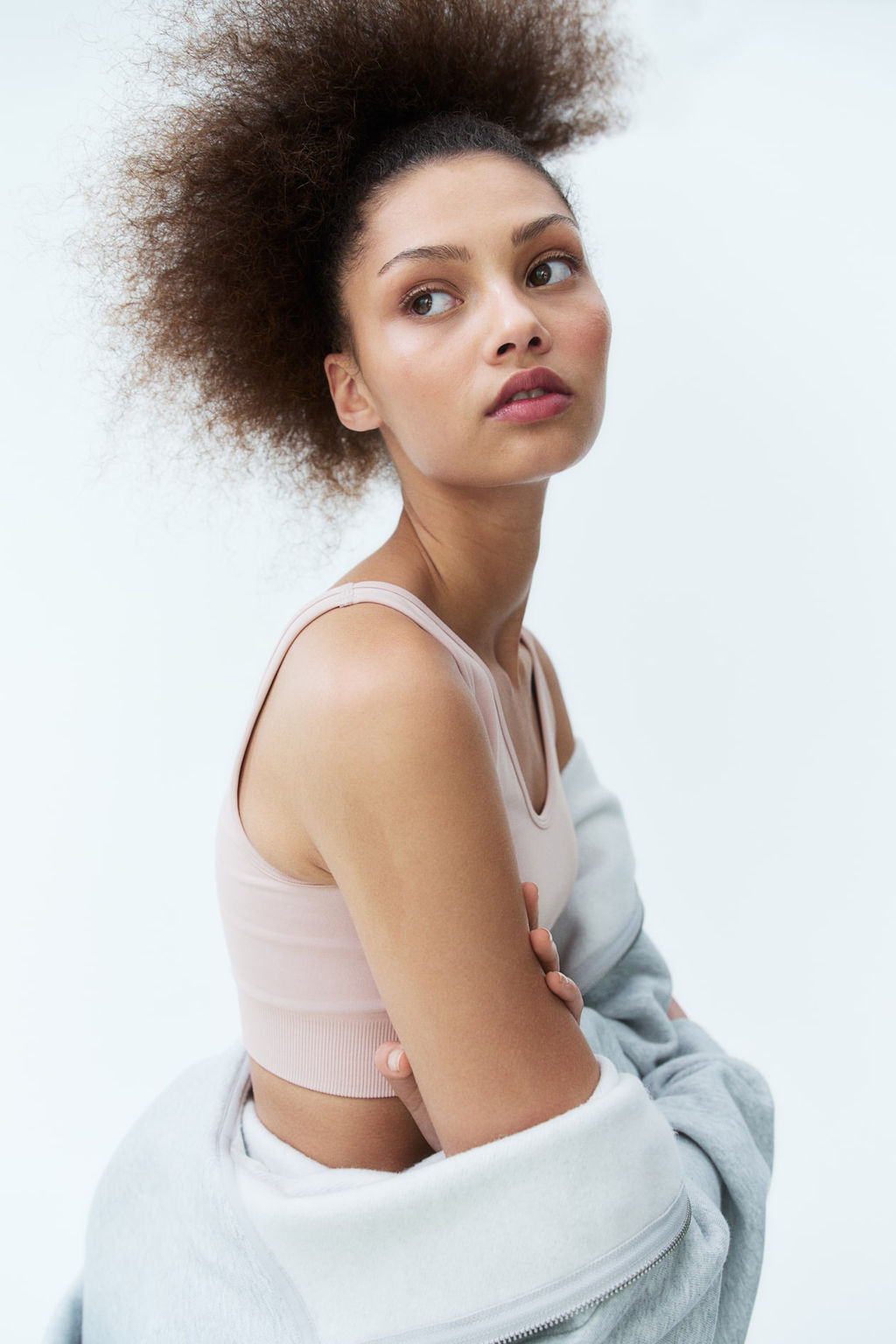 Sujetador de deporte seamless Light Support - H&m фото 4