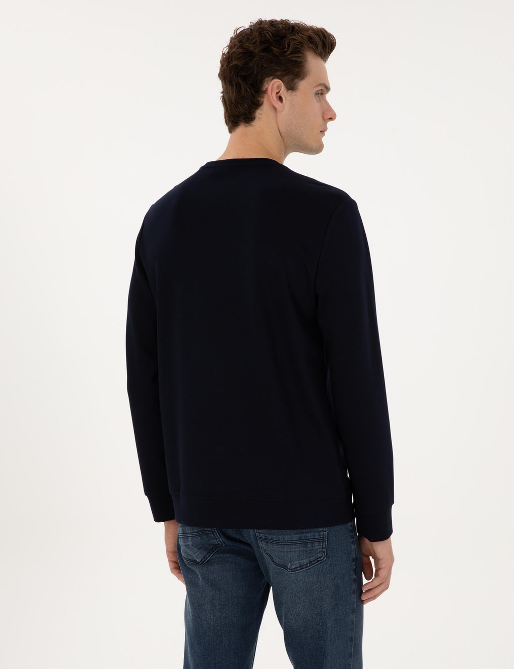 Lacivert Regular Fit Sweatshirt - Pierre cardin фото 5