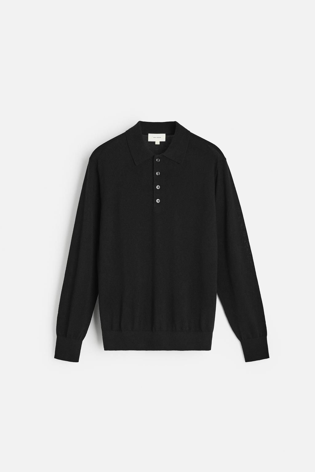 LIGHTWEIGHT WOOL AND CASHMERE KNIT POLO SHIRT - Zara фото 14