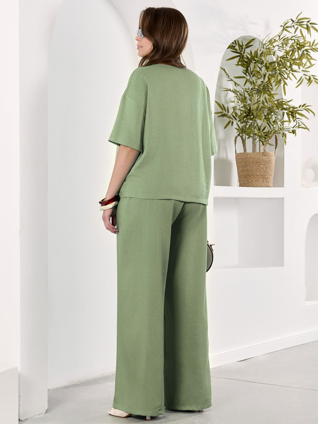 Брюки Камео-2 из вискозы со льном - Виотекс фото 14