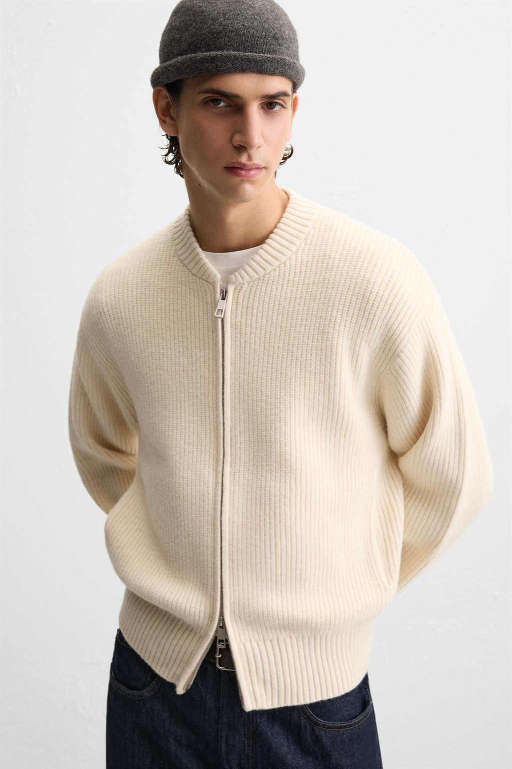 ZIP-UP KNIT JACKET - Zara фото 14