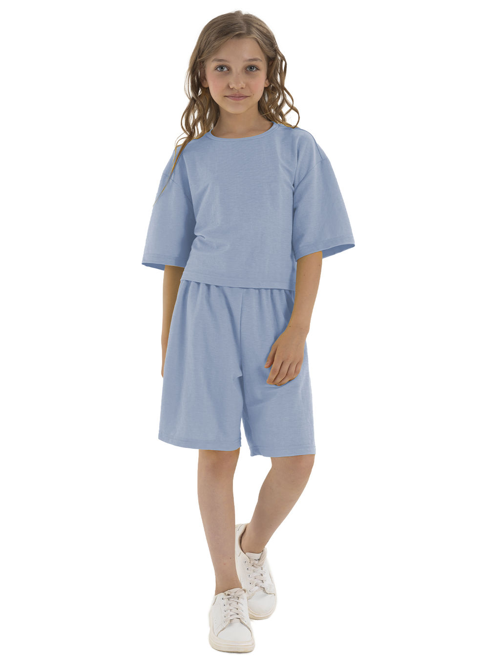 Комп.:джемп.,шорты для девочки О56914