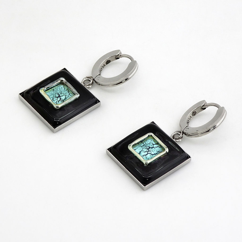 Серьги из муранского стекла MATRIX - Vloes фото 2