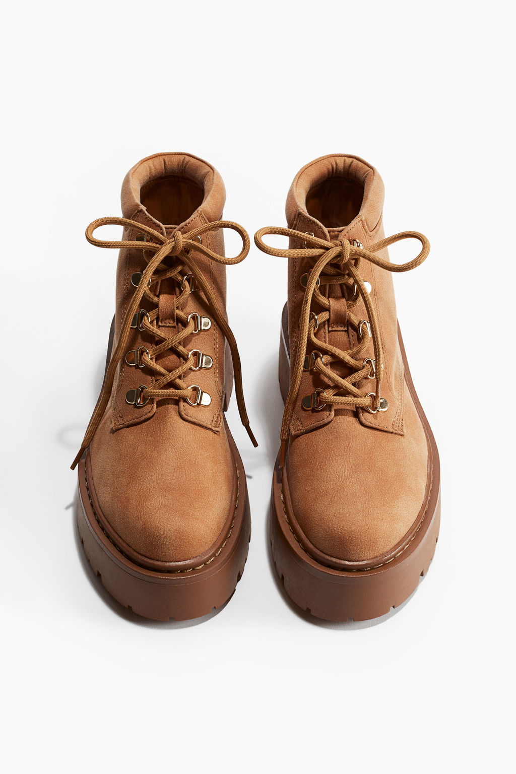 Botas de suela gruesa con cordones - H&m фото 2