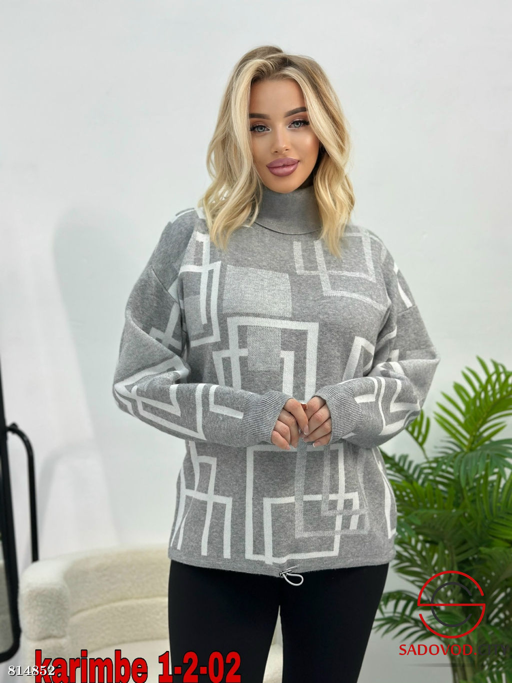 Кофта женская с принтом - Bruno фото 7