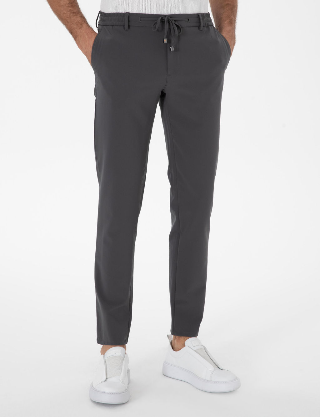 Antrasit Slim Fit Beli Ba_c_kl_ Esnek Klasik Pantolon - Cacharel фото 2