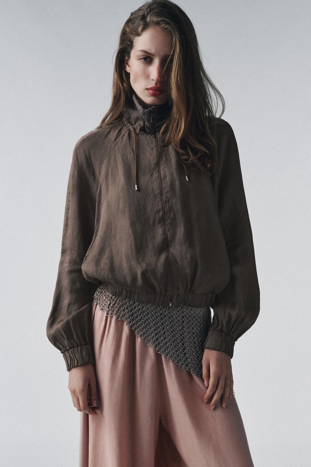 ZW COLLECTION FLOWY BOMBER JACKET - Zara фото 2
