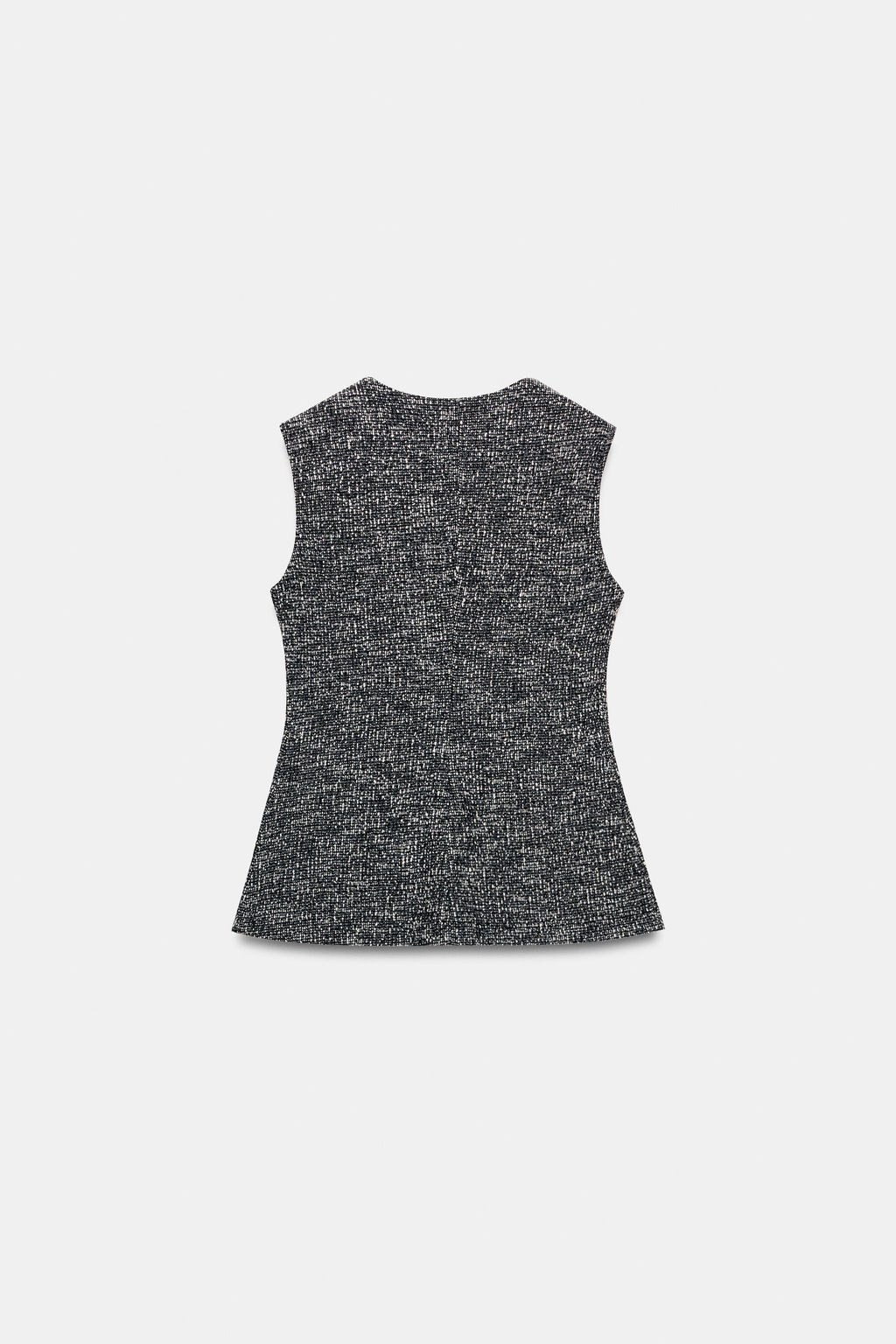 TEXTURED BUTTONED WAISTCOAT TOP - Zara фото 17