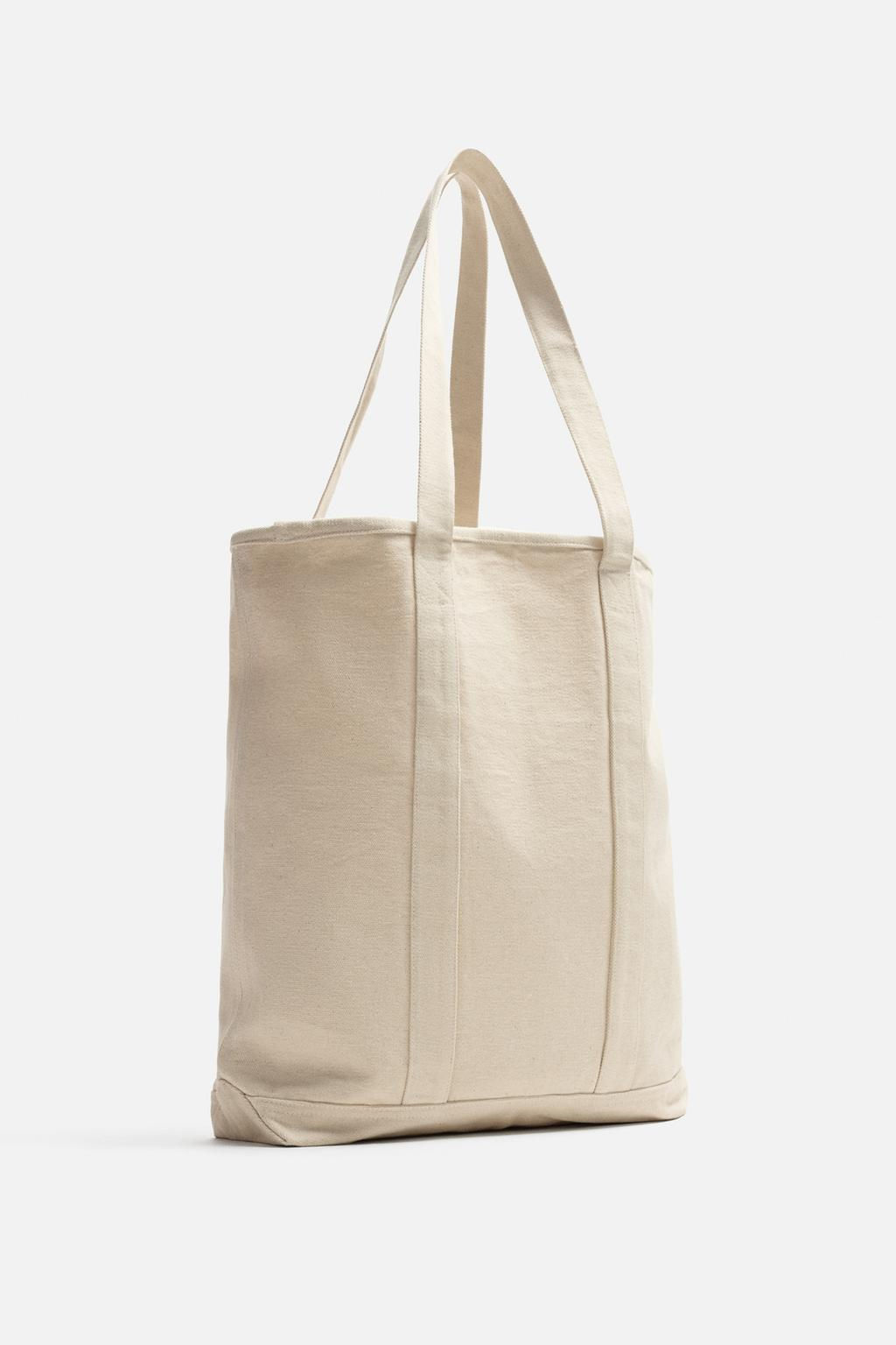 FABRIC SHOPPER BAG - Zara фото 3