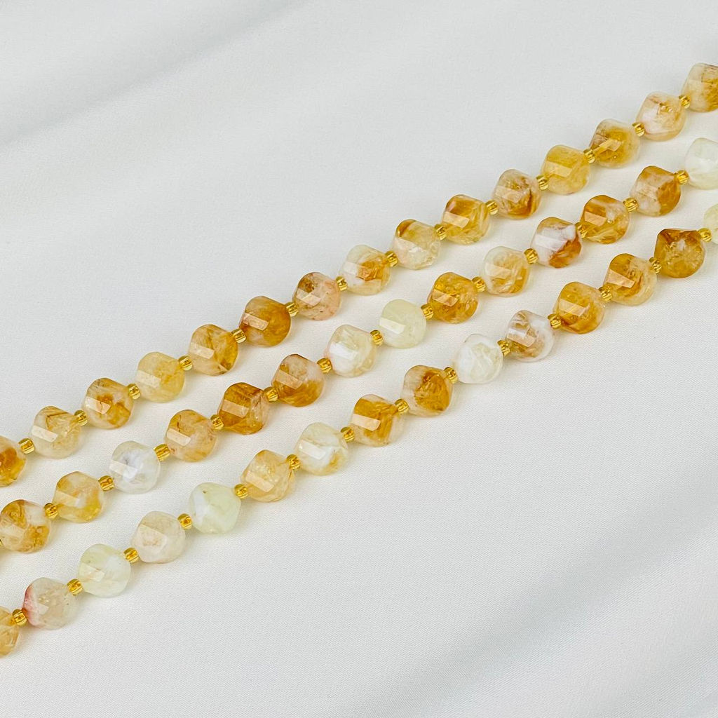 Бусины для украшений из Цитрина (32 бусины) 38 см