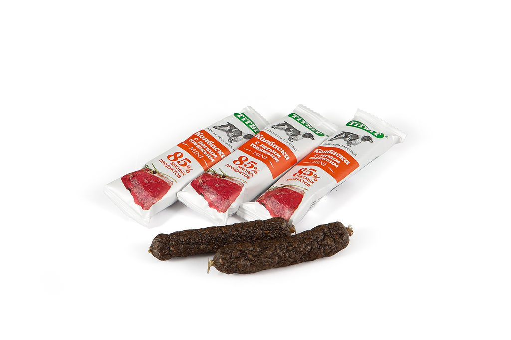 Колбаски Мини Biff с легким говяжьим 104182