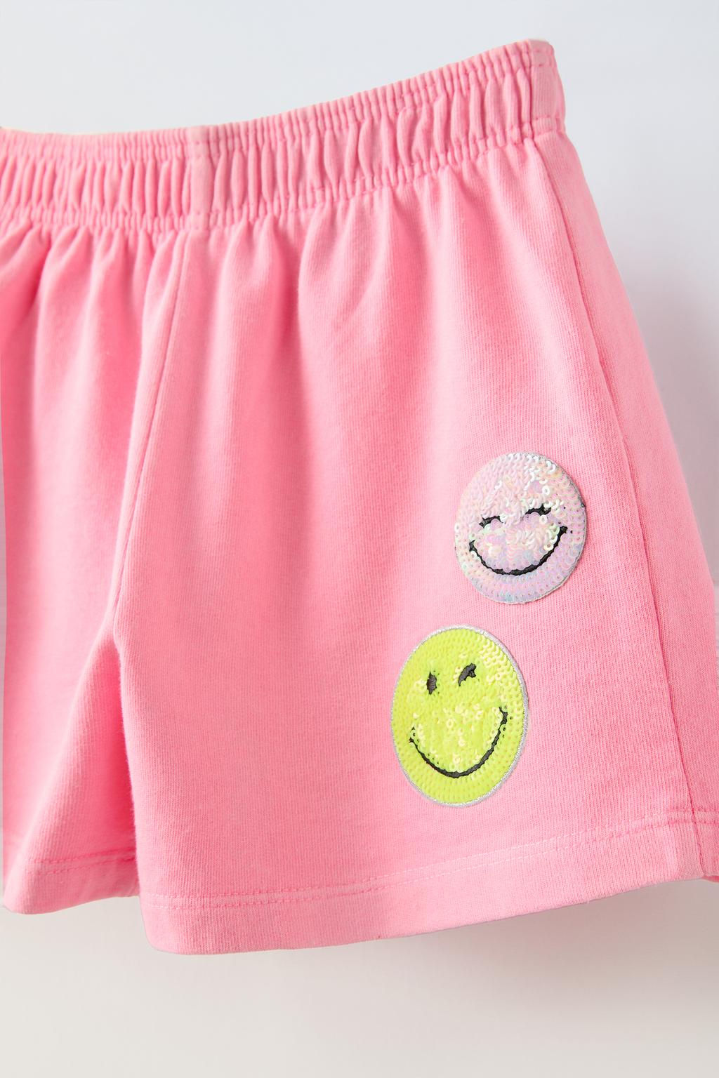 BERMUDA SHORTS WITH SMILEYWORLD ® PATCHES - Zara фото 3