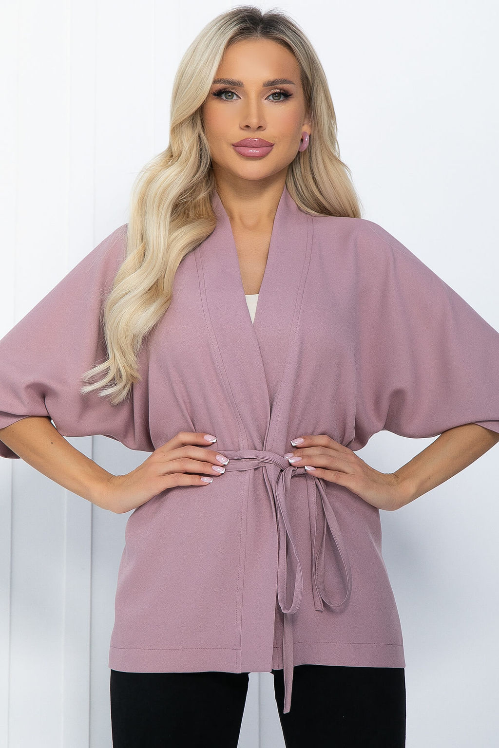 Жакет Аврил (пыльная роза) Б11502 - Lt collection фото 5