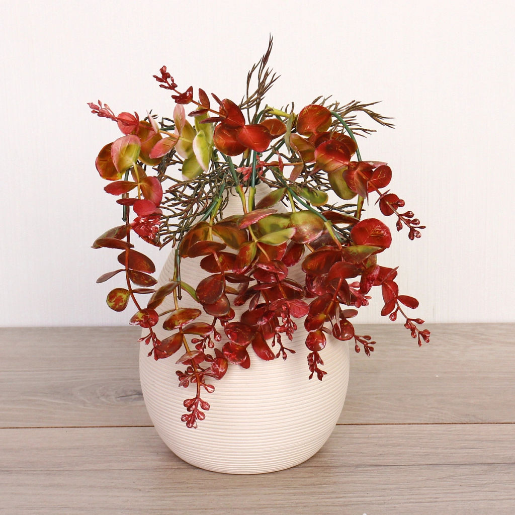 Цена за 4 шт. Искусственные цветы "Волшебство трав" 35см Эвкалипт красный